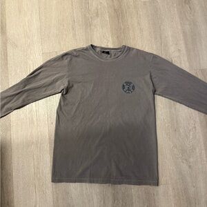 Stussy Gray Long Sleeve Tee